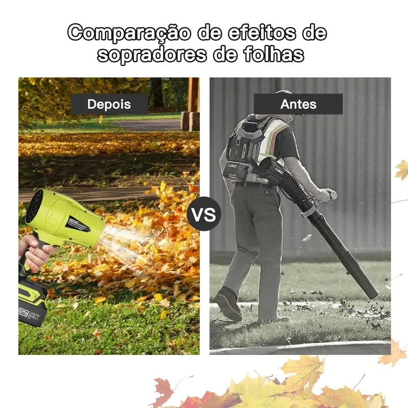 Comparação de Efeitos de Sopradores