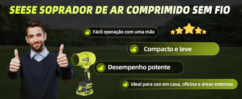 Fácil operação com uma mão